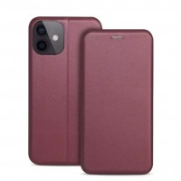  Maciņš Book Elegance Xiaomi Redmi Note 13 Pro 4G/Poco M6 Pro 4G wine red 